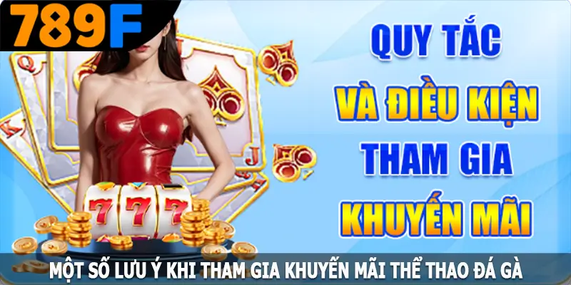 Một số lưu ý khi tham gia khuyến mãi thể thao đá gà